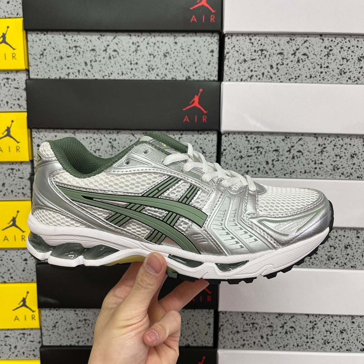 Asics Gel-Kayano 14 White Slate Grey