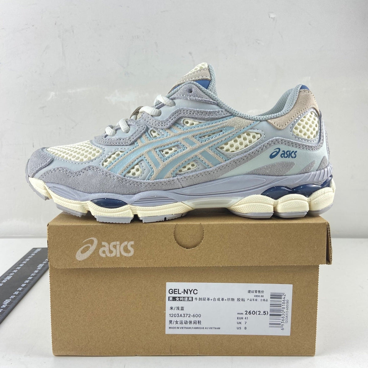 ASICS Gel-NYC Ivory Mid Grey