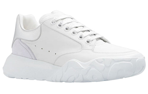 (WMNS) Alexander McQueen Court Trainer 'White Silver' 709033WIAAZ8879 #