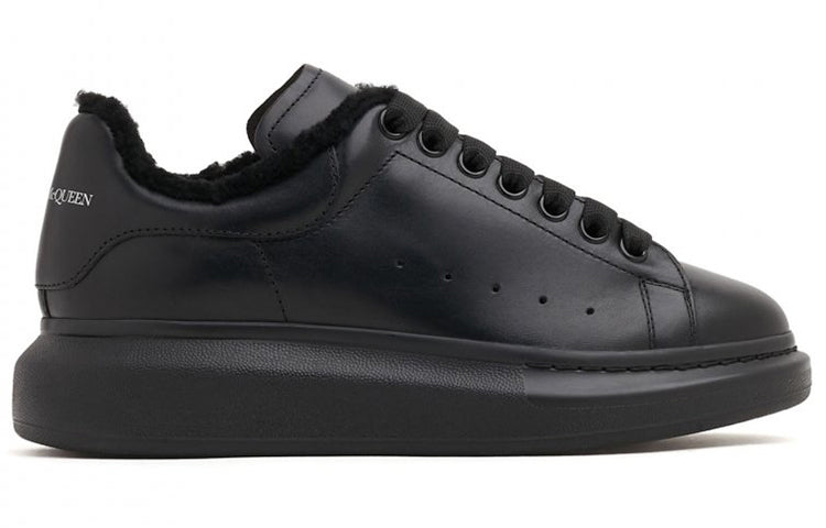 Alexander McQueen Oversized Sneakers 'Triple Black' 604228WHBN61000 #