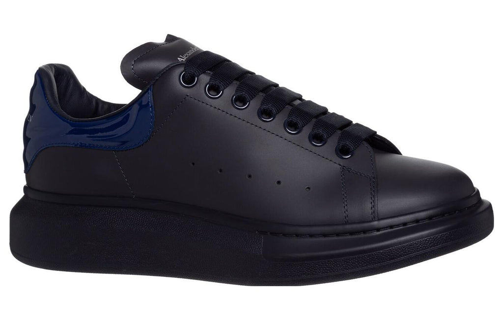 Alexander McQueen Oversized Sneaker 'Triple Black Blue' 727390WICGV4219 #