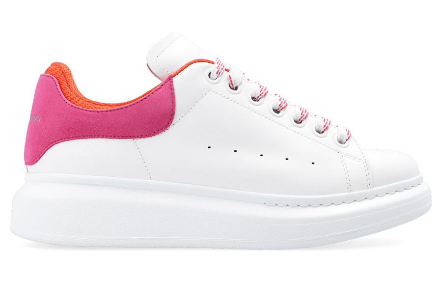 (WMNS) Alexander McQueen Oversized Low-Top Sneakers 'White Rose Pink' 697103WIBNH9858 #