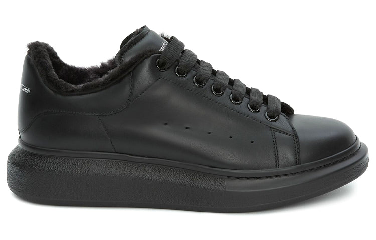 Alexander McQueen Oversized Sneaker 'Black Wool' 604228WHVJX1000 #