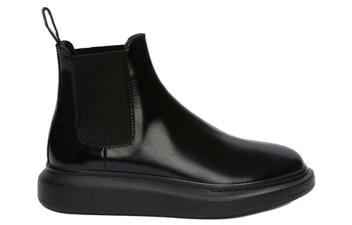 (WMNS) Alexander McQueen Hybrid Chelsea Boot 'Black' 586398WHX521000 #