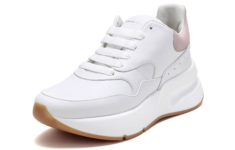 (WMNS) Alexander McQueen Oversized Runner Sneakers 'White Pink' 586409WHRUB9182 #