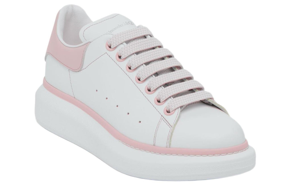 (WMNS) Alexander McQueen Wedge Sole Sneakers 'White and Ice Pink' 718139WIEEP8761 #