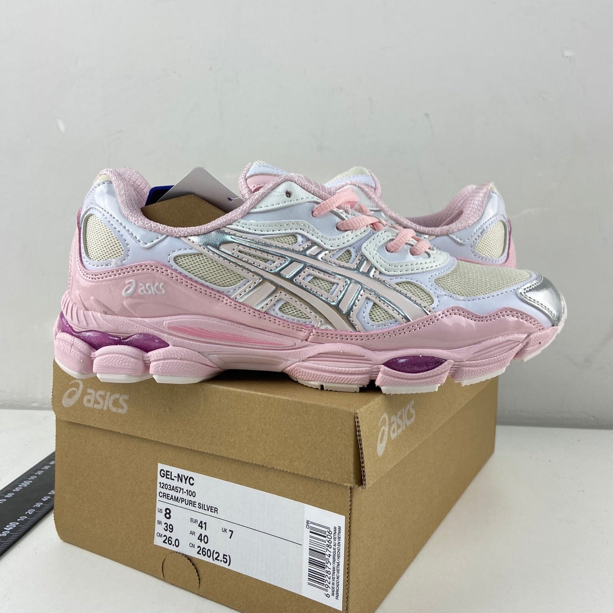 ASICS x Kicki Yang Zhang Gel-NYC Pink Cream Pure Silver