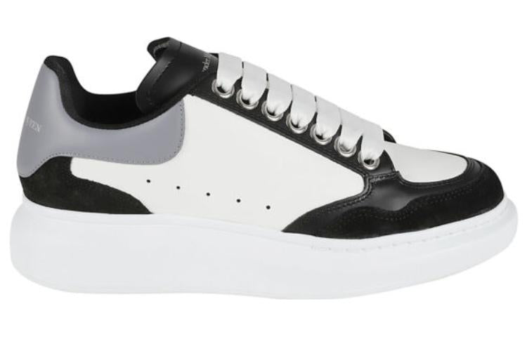 (WMNS) Alexander McQueen Larry Oversized Sensory Sneakers 'White Black Grey' 758982WIA5V1142 #