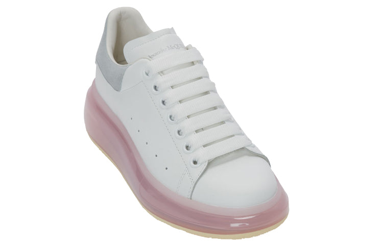 (WMNS) Alexander McQueen Oversized Sneaker 'White Dark Grey' 611698WHXMA9479 #