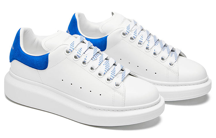 (WMNS) Alexander McQueen Oversized Shoes 'White Royal Blue' 719412WHGP78981 #
