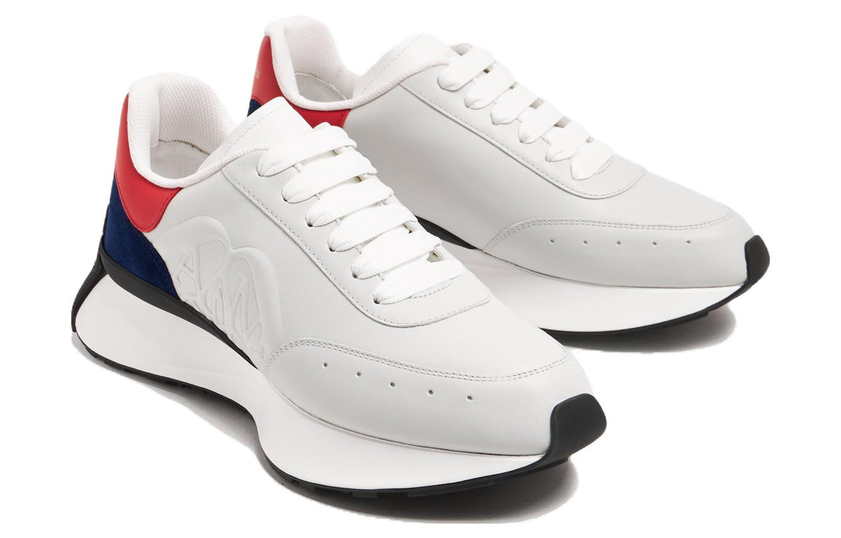Alexander McQueen Sprint Runner Sneakers 'White Black Red' 777417WIDNF1799 #