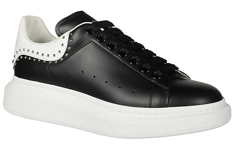 Alexander McQueen Oversized Sneaker 'Black Studs' 628017WHTQQ1071 #