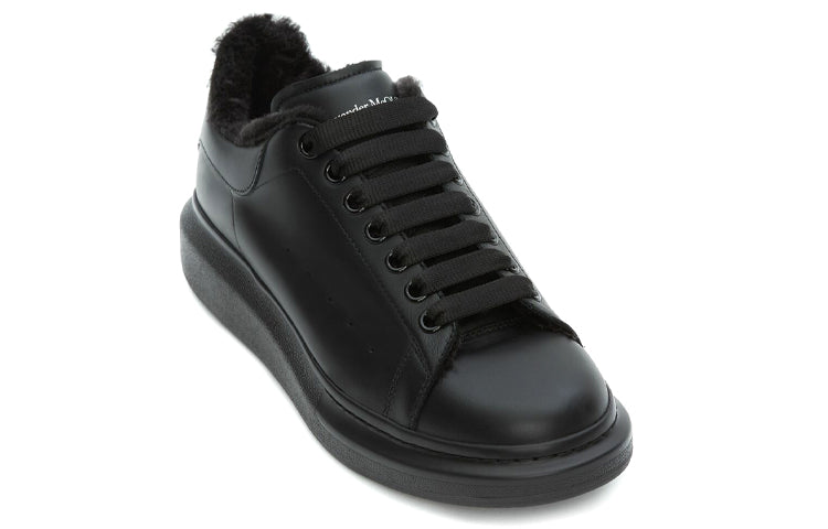 Alexander McQueen Oversized Sneaker 'Black Wool' 604228WHVJX1000 #