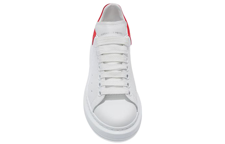 (WMNS) Alexander McQueen Oversized Sneaker 'White Red' 462214WHGP79676 #