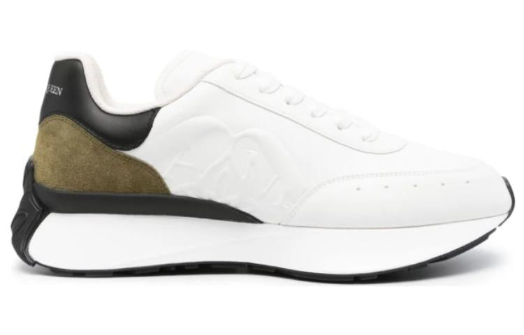 Alexander McQueen Sprint Runner 'White Green' 777417WIDNE8738 #