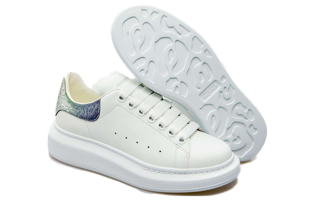 (WMNS) Alexander McQueen Oversized Shoes 'White Opalescent' 718232WICYF9487 #