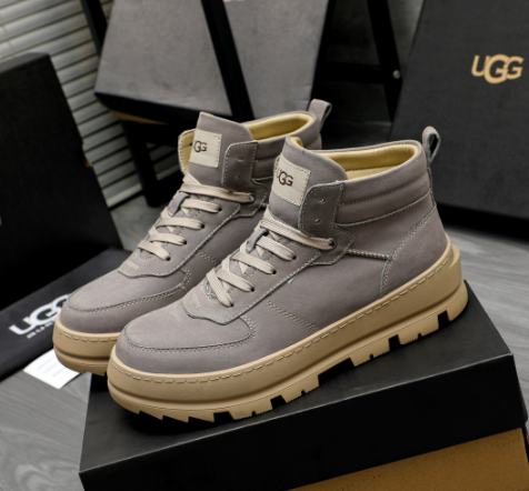 UGG Highland Hi Lace-Up Boot — Greige