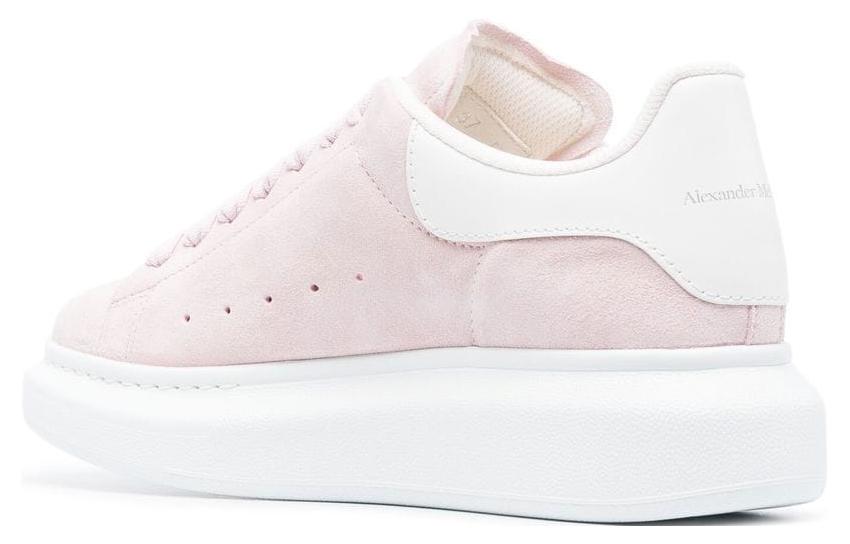 (WMNS) Alexander McQueen Suede Oversized Sneaker 'Light Pink' 650792WIA5E5738 #