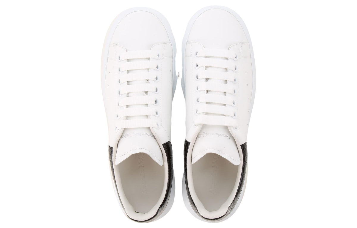 Alexander McQueen Oversized Sneaker 'Black Crocodile' 625162WHYB89061 #
