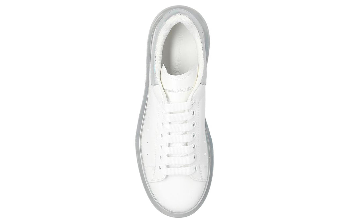 Alexander McQueen Clear Sole Oversized Sneaker 'White Pearl' 662657WID319637 #