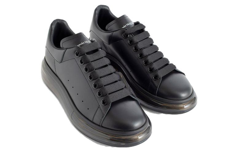 Alexander McQueen Oversized Sneaker 'Black Shiny Sole' 604232WHX981000 #