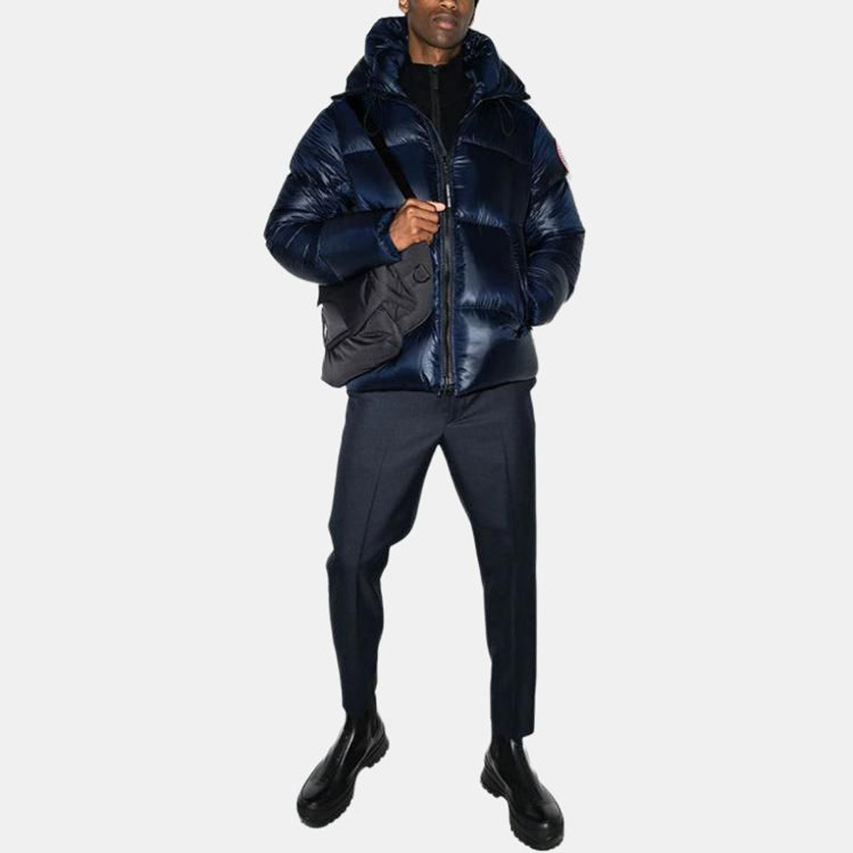 Canada Goose Crofton Down Jacket – Navy Blue (Unisex)