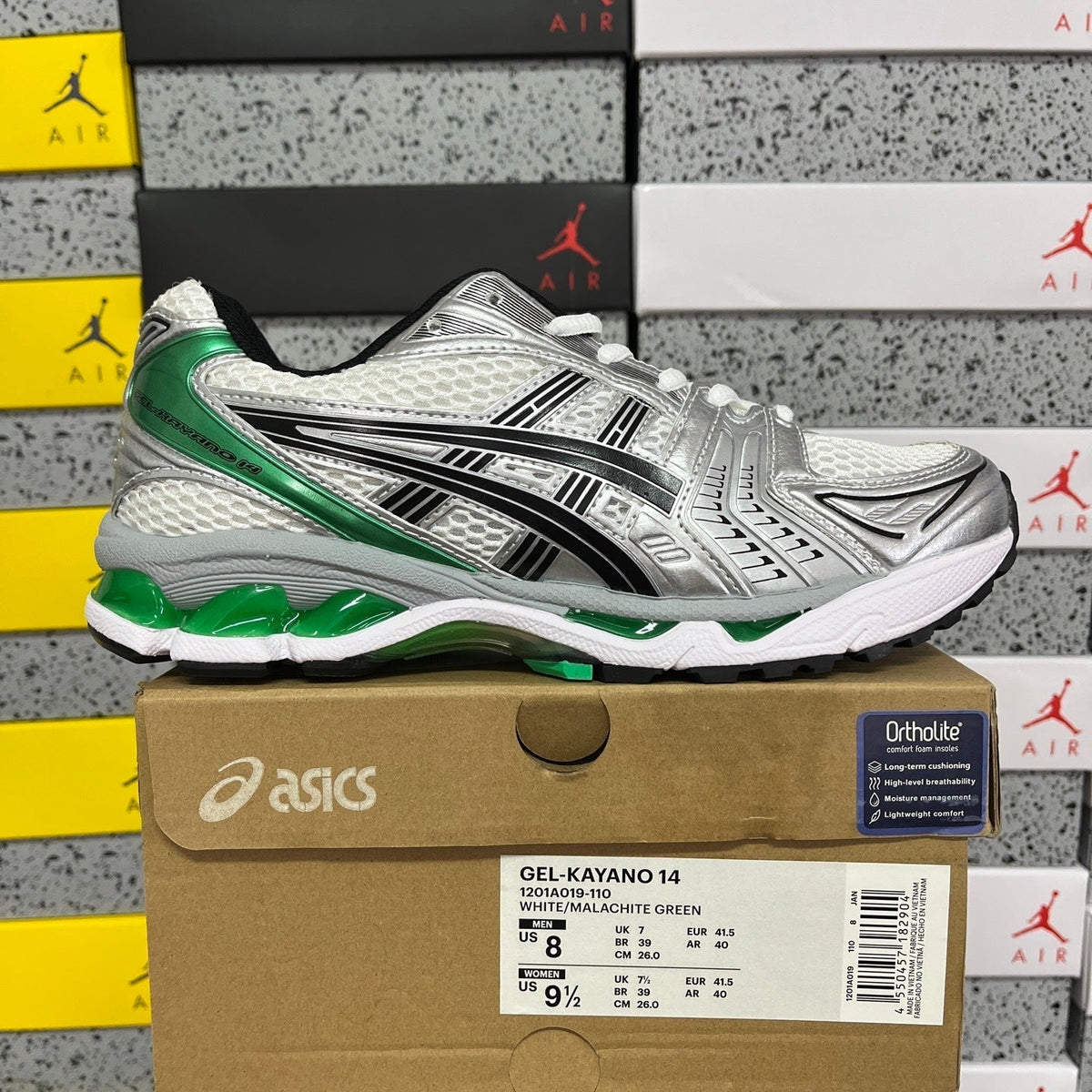 Asics Gel-Kayano 14 White Malachite Green