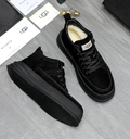 UGG Lowmel Lace-Up Sneaker — Triple Black