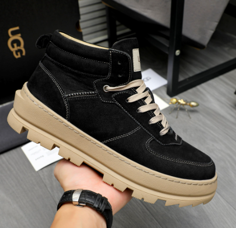 UGG Highland Hi Lace-Up Boot — Black