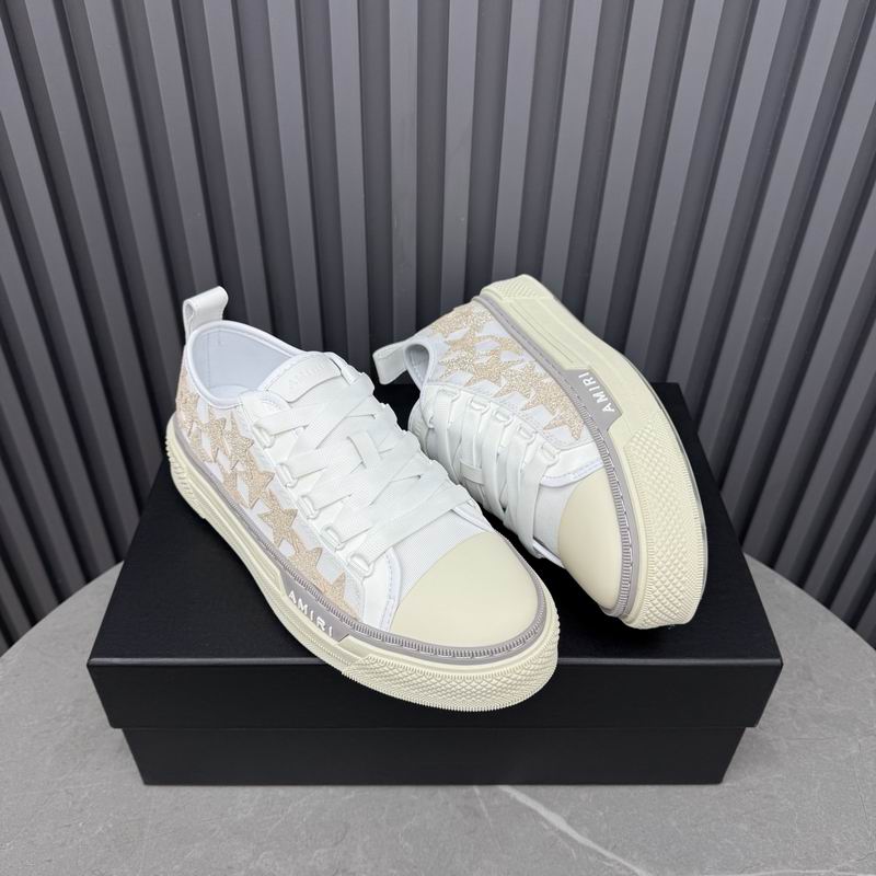Amiri Stars Court Low Sneaker – MNS0627 | White/Cream