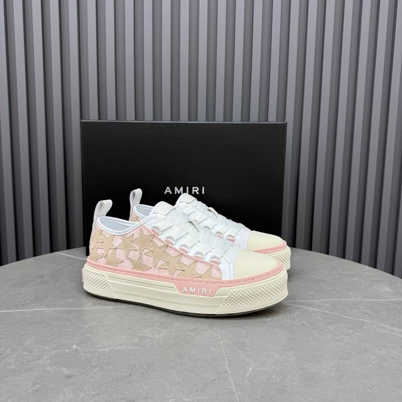 Amiri Stars Court Low Sneaker – MNS0628 | Pink/Cream