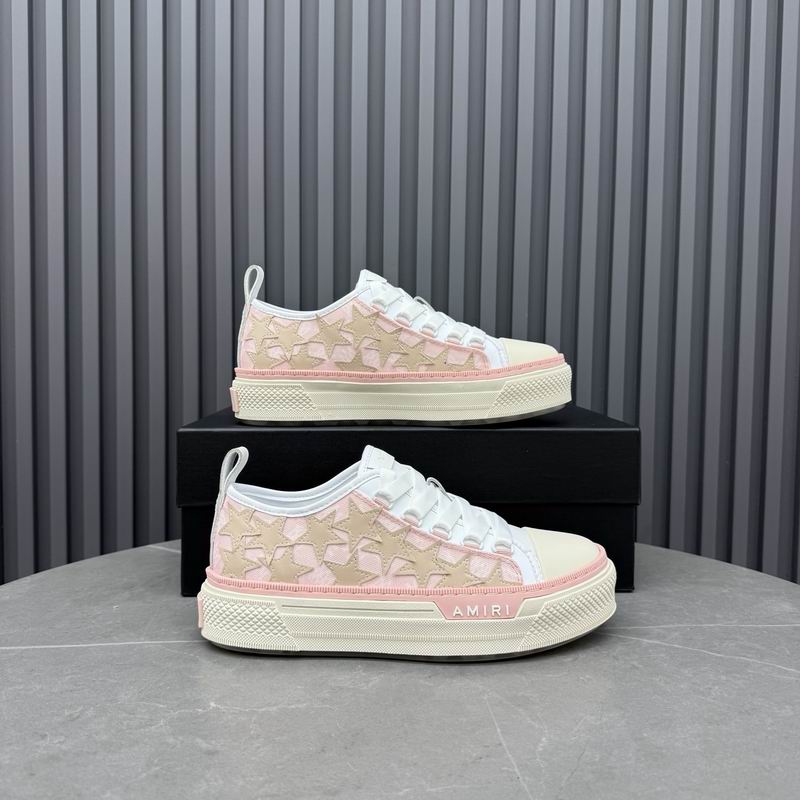 Amiri Stars Court Low Sneaker – MNS0628 | Pink/Cream
