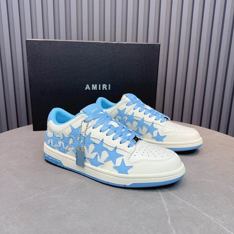 Amiri Stars Court Low Sneaker – MNS0652 | Sky Blue/White