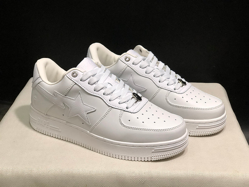 BAPE STA Sneakers | Triple White | EU Sizes 36–45