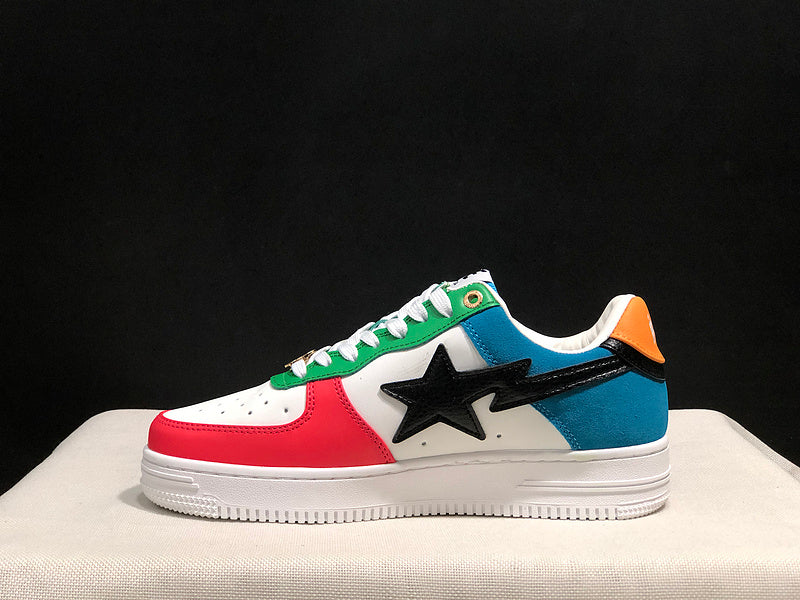 BAPE STA Sneakers | Multicolor Colorblock | EU Sizes 36–45