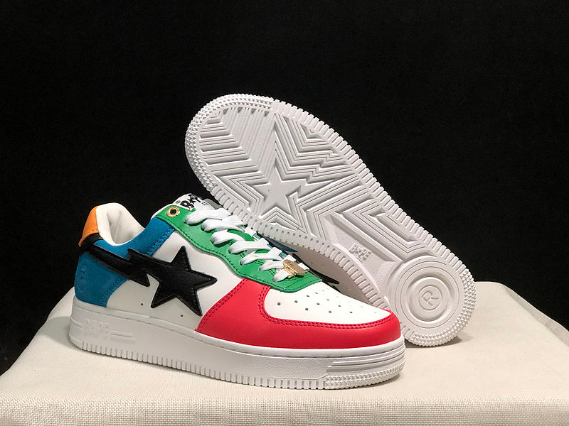 BAPE STA Sneakers | Multicolor Colorblock | EU Sizes 36–45