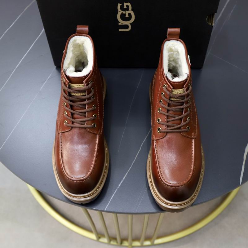 UGG Lowmel Lace-Up Boot — Chestnut Brown
