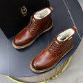 UGG Lowmel Lace-Up Boot — Chestnut Brown