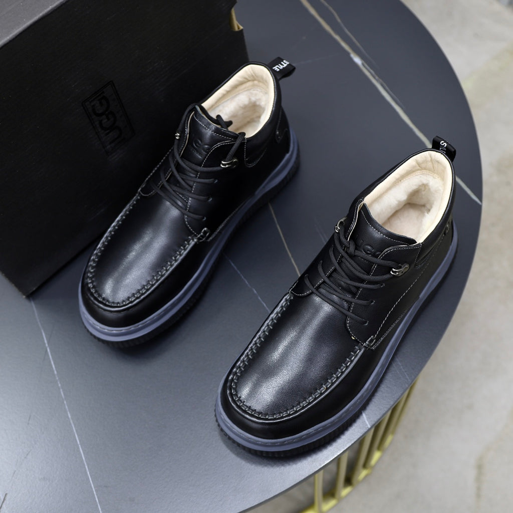 UGG Freestyle Moc-Toe Ankle Boot — Black