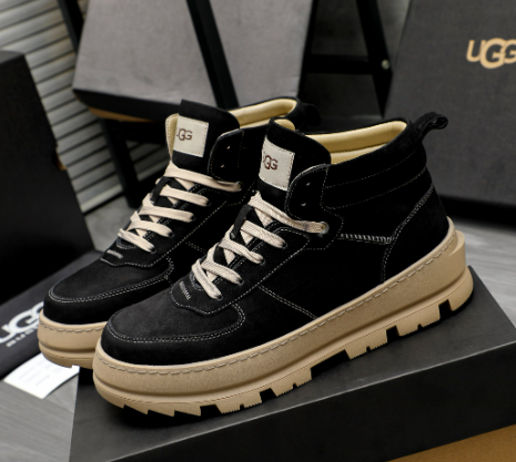 UGG Highland Hi Lace-Up Boot — Black