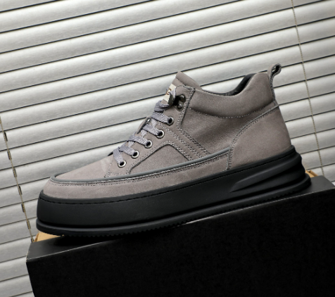 UGG Lowmel Lace-Up Sneaker — Charcoal Grey