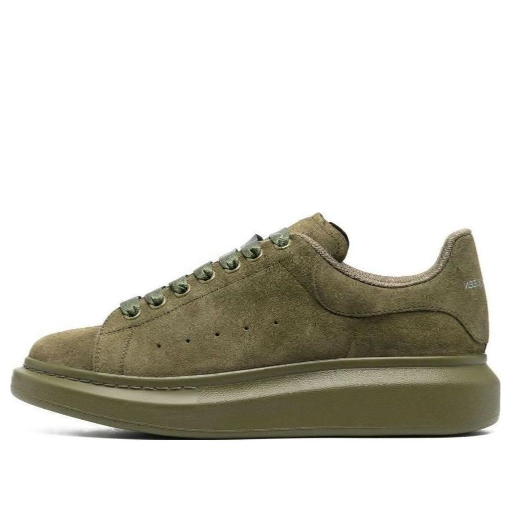 Alexander McQueen Oversized Sneaker 'Moss Green Suede' 688520WIA5L3329 #
