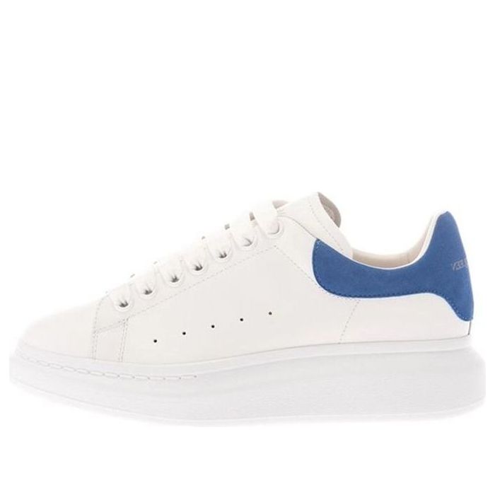 (WMNS) Alexander McQueen Oversized Sneaker 'White Paris Blue' 553770WHGP79086 #