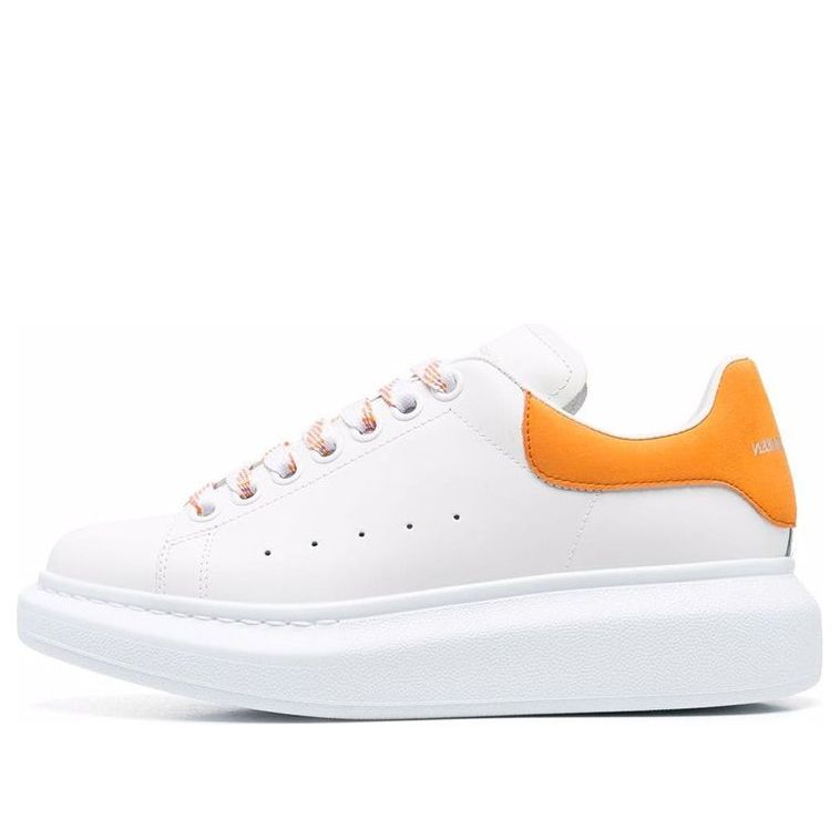 (WMNS) Alexander McQueen Oversized Sneaker 'Orange Suede' 553770WHGP79756 #