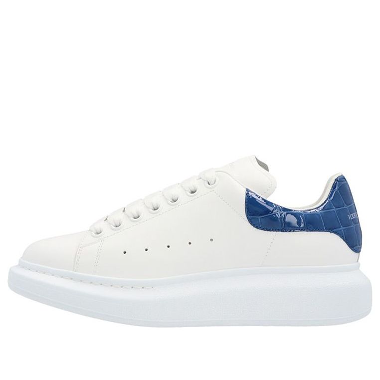 (WMNS) Alexander McQueen Oversized Sneaker 'Indigo Croc' 553770WHXMY9553 #