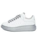 (WMNS) Alexander McQueen Oversized Sneaker 'White Silver' 553770WHWKV9071 #