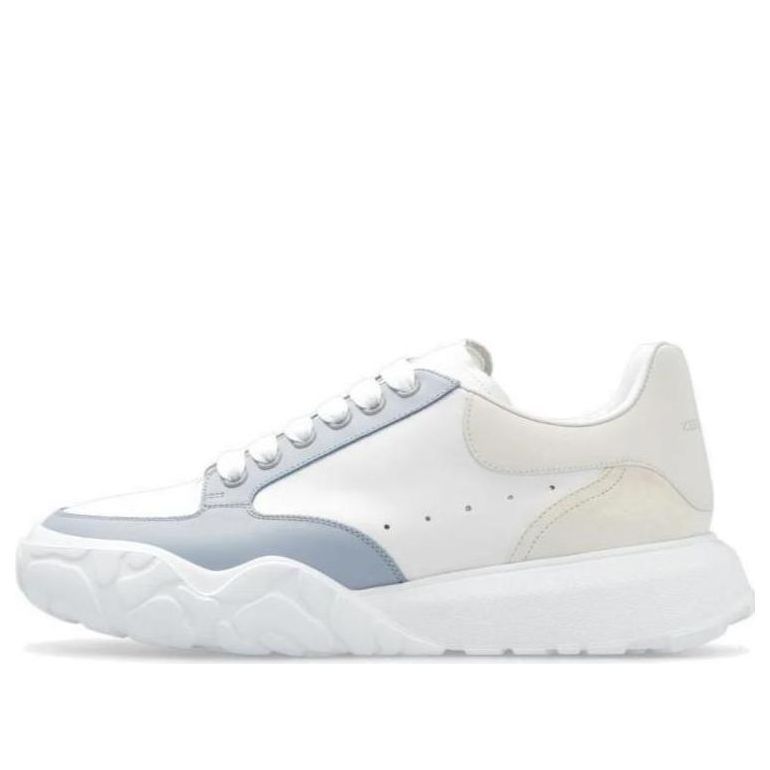 Alexander McQueen Court Trainer 'White Blue Beige' 705117WID698898 #