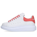 (WMNS) Alexander McQueen Oversized Sneaker 'White Coral' 621056WHXMT9097 #