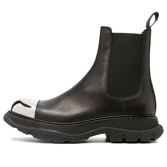 Alexander McQueen Tread Slick Boot 'Black Silver' 634614WHXHF1081 #