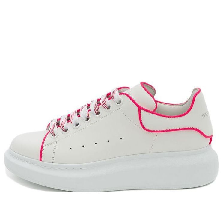 (WMNS) Alexander McQueen Oversized Sneakers 'Fluo Pink' 697600WIBNI9757 #